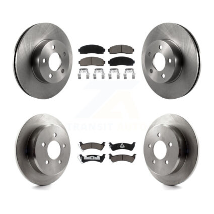 Front Rear Disc Brake Rotors And Ceramic Pads Kit For Ford Explorer Sport Trac 4WD K8C-101166