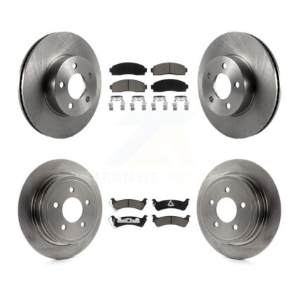 Front Rear Disc Brake Rotors And Ceramic Pads Kit For Ford Explorer Sport Trac 4WD K8C-101167