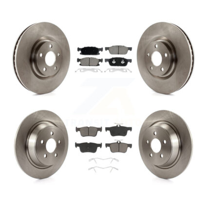 Front Rear Disc Brake Rotors And Ceramic Pads Kit For Lincoln Continental K8C-101172