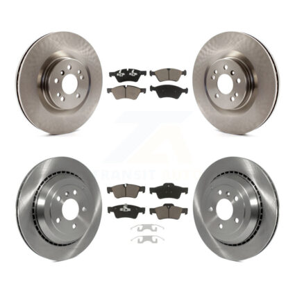 Front Rear Brake Rotors & Ceramic Pad Kit For Mercedes-Benz ML350 GL350 GL320 GL450 GL550 K8C-101176
