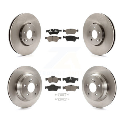 Front Rear Disc Brake Rotors And Ceramic Pads Kit For Mercedes-Benz E550 AWD K8C-101179