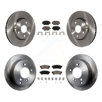 Front Rear Disc Brake Rotors And Ceramic Pads Kit For Lexus IS250 K8C-101194