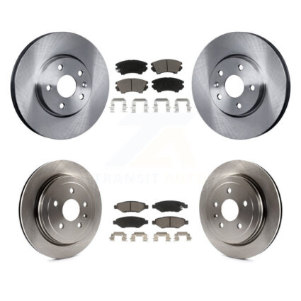 Front Rear Disc Brake Rotors And Ceramic Pads Kit For 2010-2015 Chevrolet Camaro LT LS K8C-101209