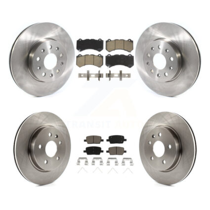 Front Rear Disc Brake Rotors And Ceramic Pads Kit For Chevrolet Camaro LT LS K8C-101212