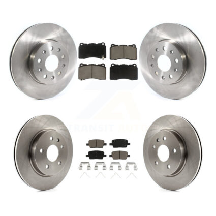 Front Rear Disc Brake Rotors And Ceramic Pads Kit For Chevrolet Camaro Cadillac CT6 K8C-101214
