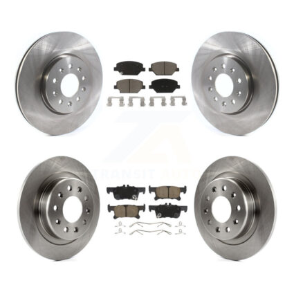 Front Rear Brake Rotors Ceramic Pad Kit For Buick Envision With 288mm Diameter Rotor K8C-101215
