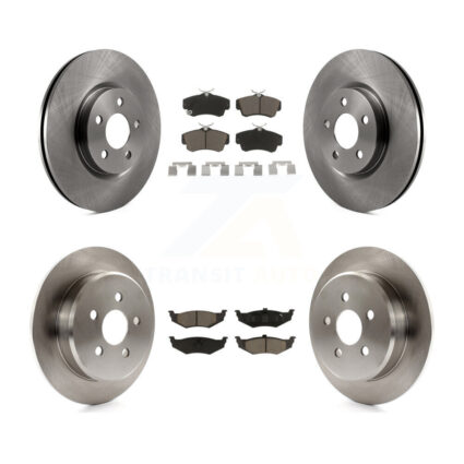 Front Rear Disc Brake Rotors And Ceramic Pads Kit For Chrysler PT Cruiser K8C-101220
