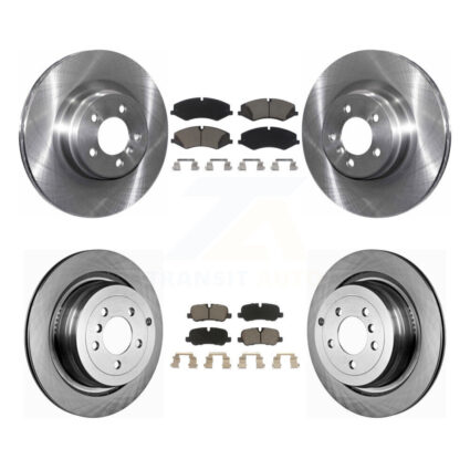 Front Rear Brake Rotor Ceramic Pad Kit For 2010-2012 Land Rover Range Naturally Aspirated K8C-101230