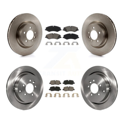 Front Rear Disc Brake Rotors And Ceramic Pads Kit For Land Rover Range Sport LR4 K8C-101231