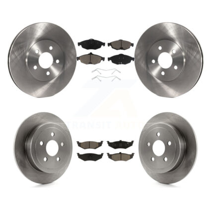 Front Rear Disc Brake Rotors And Ceramic Pads Kit For Chrysler Sebring Dodge Stratus K8C-101253