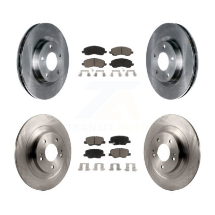 Front Rear Disc Brake Rotors And Ceramic Pads Kit For Mitsubishi RVR Outlander Sport K8C-101259