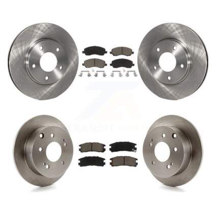 Front Rear Disc Brake Rotors And Ceramic Pads Kit For 2004-2006 Mitsubishi Galant 2.4L K8C-101260
