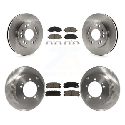 Front Rear Disc Brake Rotor & Ceramic Pad Kit For 2001 Mitsubishi Eclipse 2.4L From 06 01 K8C-101264