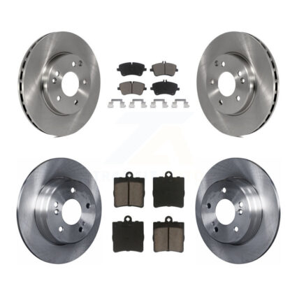 Front Rear Disc Brake Rotors And Ceramic Pads Kit For Mercedes-Benz C230 C240 K8C-101265