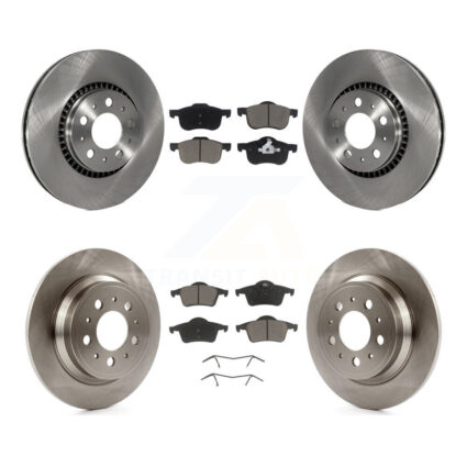 Front Rear Disc Brake Rotors And Ceramic Pads Kit For Volvo S60 XC70 V70 S80 K8C-101272