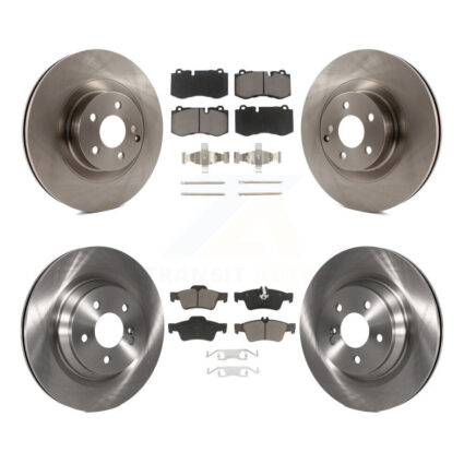 Front Rear Brake Rotors Ceramic Pad Kit For Mercedes-Benz S550 S450 SL550 S350 CL550 S400 K8C-101274