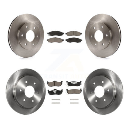 Front Rear Brake Rotor & Ceramic Pad Kit For Nissan TITAN Pathfinder Armada INFINITI QX56 K8C-101275