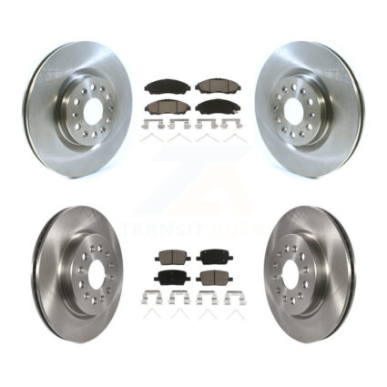 Front Rear Disc Brake Rotors And Ceramic Pads Kit For Cadillac XT5 Buick Enclave XT6 K8C-101278