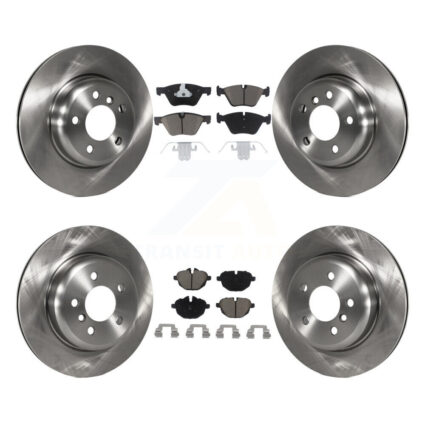 Front Rear Disc Brake Rotors And Ceramic Pads Kit For BMW 528i xDrive K8C-101279