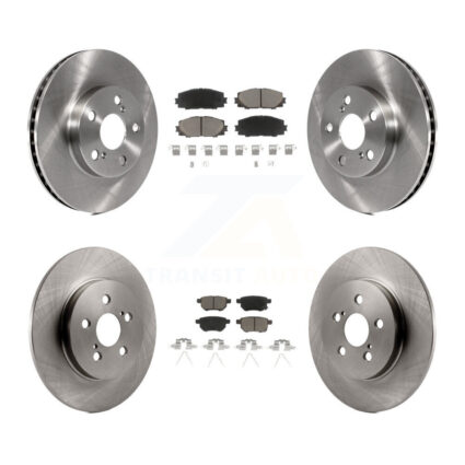 Front Rear Disc Brake Rotors And Ceramic Pads Kit For Lexus CT200h K8C-101287