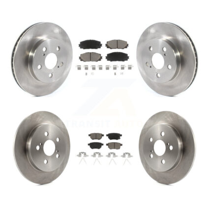 Front Rear Disc Brake Rotors And Ceramic Pads Kit For Toyota Corolla Prius Prime K8C-101288