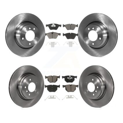 Front Rear Disc Brake Rotors And Ceramic Pads Kit For 2006 BMW 330i 330xi K8C-101291