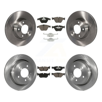 Front Rear Disc Brake Rotors And Ceramic Pads Kit For BMW 328i xDrive X1 328xi K8C-101298