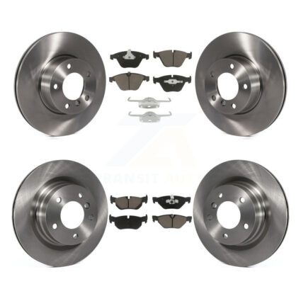 Front Rear Disc Brake Rotors And Ceramic Pads Kit For BMW 328i K8C-101299