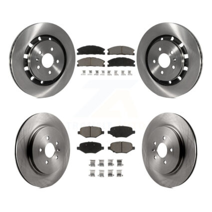 Front Rear Brake Rotor & Ceramic Pad Kit For Ford Explorer Flex Taurus Police Interceptor K8C-101300