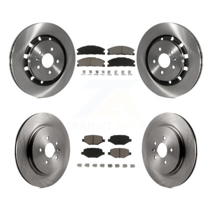 Front Rear Brake Rotors Ceramic Pad Kit For Ford Explorer Police Interceptor Utility Flex K8C-101302