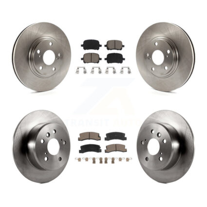 Front Rear Disc Brake Rotors And Ceramic Pads Kit For 1999-2001 Lexus RX300 FWD K8C-101305