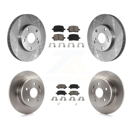Front Rear Disc Brake Rotors And Ceramic Pads Kit For 2000-2004 Toyota Avalon K8C-101306