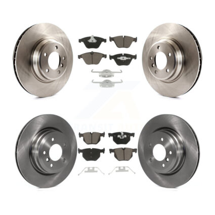 Front Rear Disc Brake Rotors And Ceramic Pads Kit For BMW 335i xDrive X1 335xi 335is 335d K8C-101319