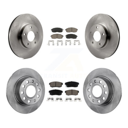 Front Rear Disc Brake Rotors And Ceramic Pads Kit For Nissan Maxima INFINITI I35 K8C-101325