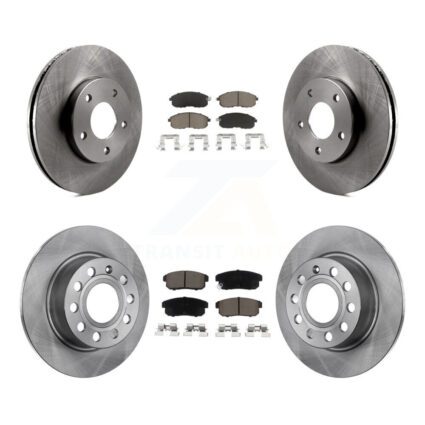 Front Rear Disc Brake Rotor And Ceramic Pad Kit For Nissan Maxima INFINITI I30 From 10/00 K8C-101327