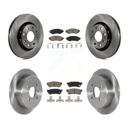 Front Rear Disc Brake Rotors And Ceramic Pads Kit For Chevrolet Spark EV K8C-101330