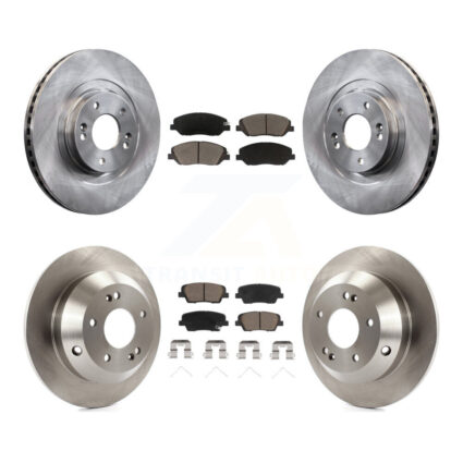 Front Rear Disc Brake Rotors And Ceramic Pads Kit For Hyundai Santa Fe XL K8C-101334