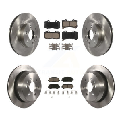 Front Rear Disc Brake Rotor & Ceramic Pad Kit For 2015-2020 Chevrolet Colorado GMC Canyon K8C-101340