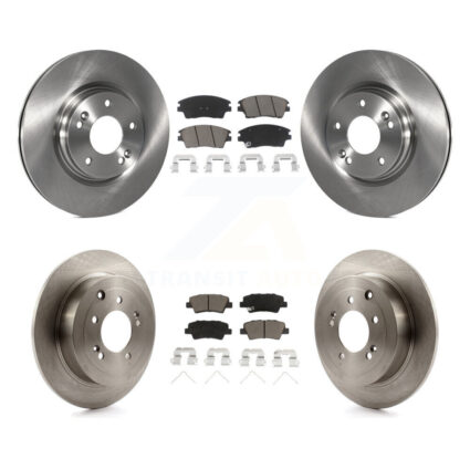 Front Rear Disc Brake Rotors And Ceramic Pads Kit For Hyundai Tucson Kia Sportage K8C-101346