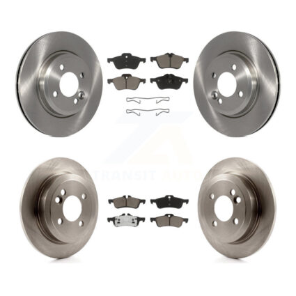 Front Rear Brake Rotors & Ceramic Pad Kit For Mini Cooper With 276mm Diameter Rotor K8C-101352