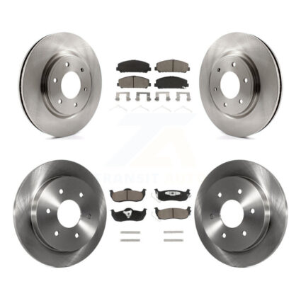 Front Rear Disc Brake Rotors And Ceramic Pads Kit For Nissan TITAN Armada INFINITI QX56 K8C-101354