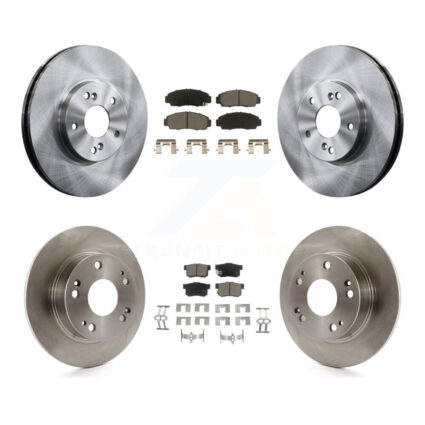 Front Rear Disc Brake Rotors And Ceramic Pads Kit For Honda Accord Acura TSX K8C-101369
