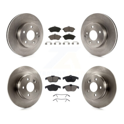 Front Rear Disc Brake Rotors And Ceramic Pads Kit For Mercedes-Benz C250 C230 K8C-101375
