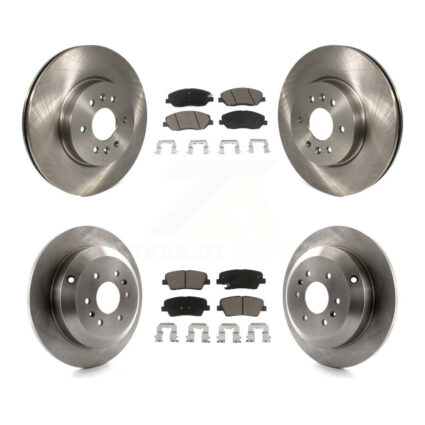 Front Rear Disc Brake Rotors And Ceramic Pads Kit For 2009-2011 Kia Borrego K8C-101377