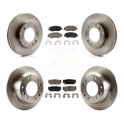 Front Rear Disc Brake Rotors Ceramic Pad Kit For Hyundai Entourage Kia Sedona To 04/27/06 K8C-101380
