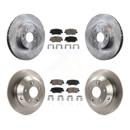 Front Rear Disc Brake Rotors And Ceramic Pads Kit For Kia Sorento Hyundai Santa Fe Sport K8C-101383