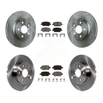 Front Rear Brake Rotor Ceramic Pad Kit For Chevrolet Cruze With 268mm Diameter K8C-101385