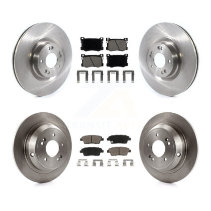 Front Rear Disc Brake Rotors And Ceramic Pads Kit For Hyundai Genesis G80 Kia K900 3.8L K8C-101391