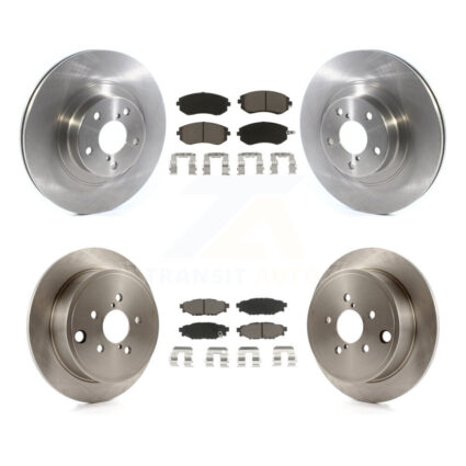 Front Rear Disc Brake Rotors & Ceramic Pad Kit For Subaru Outback Forester Impreza Legacy K8C-101395