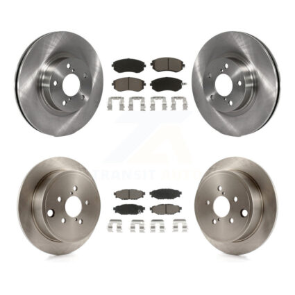 Front Rear Disc Brake Rotors And Ceramic Pads Kit For Subaru Impreza K8C-101396